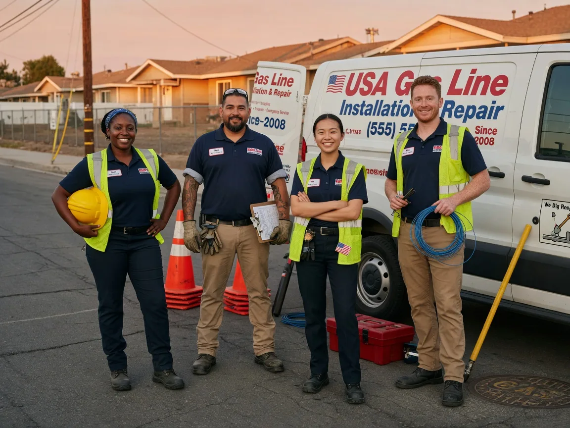 Gas Line Installation company in Vincent, IA